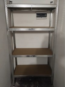 AKCIA - Balíček : 10x Regál 180x90x40 cm 5polic zinkovaný kovový