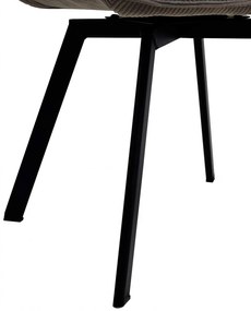 Jedálenská stolička Jordi Cord - hnedá