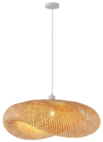Eurolamp Luster na lanku 1xE27/40W/230V bambus EU0395
