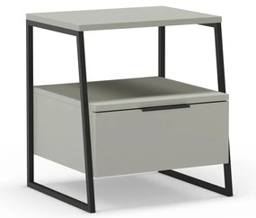 Zeleno-sivý nočný stolík Velia – Marckeric