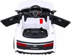 Ramiz Elektrické autíčko Audi R8 Lift biele + diaľkové ovládanie