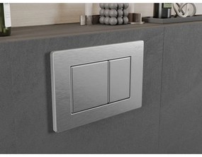 Mexen FENIX 03, splachovacie tlačidlo pre  Mexen Fenix Modul, brúsená oceľ, 600312