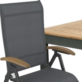 Doppler CONCEPT YELMO FSC 6+1 - záhradné sedenie (hliník / teakové drevo)