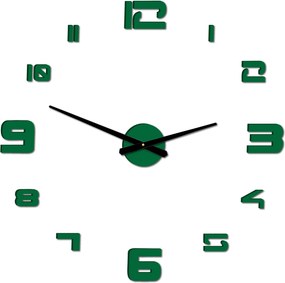 SENTOP | Nástenné hodiny nalepovacie  veľké Moderné hodiny | SENTOP 12P021 PLEXI 2D HEU+ analógové