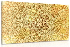 Obraz zlatá etnická Mandala - 90x60