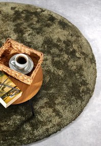Koberec Elle Decoration COSY Calida zelený kruh
