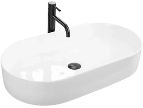 Rea Nadia, umývadlo na dosku 710x385x120 mm, biela lesklá, REA-U5801