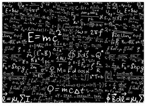 Obraz - Matematika (70x50 cm)