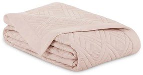 Restilo Prehoz na posteľ Ophelia púdrová ružová, 220 x 240 cm