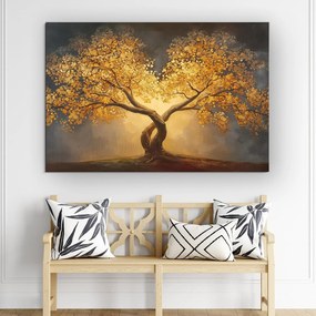DUBLEZ | Drevený obraz - Zlatý strom života