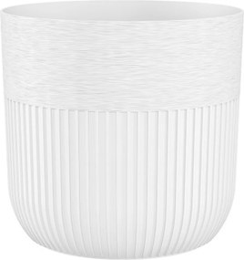 KRYT NA KVETINÁČ LUCA 160 MM BIELY *5717*
