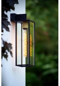 Lucide 27806/01/30- Vonkajšie nástenné svietidlo LAURENS 1xE27/40W/230V IP54 čierna