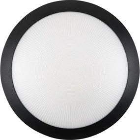 Rabalux 77235 - Vonkajšie stropné svietidlo so senzorom WELRO 1xE27/9W/230V IP65 pr.30 cm čierna