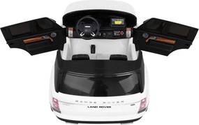 Ramiz Range Rover HSE 2-miestne detské auto Biele SUV + Pilot