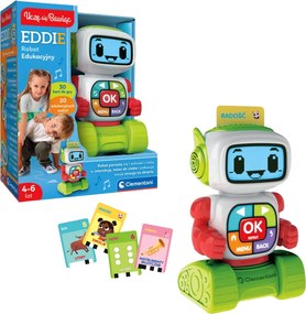 Vzdelávací robot Eddie – poľský jazyk – Učím sa hrou Clementoni 50411