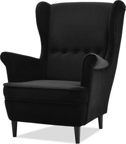 Relaxačné kreslo Margis (čierna). Akcia -20%. Vlastná spoľahlivá doprava až k Vám domov. 1136029