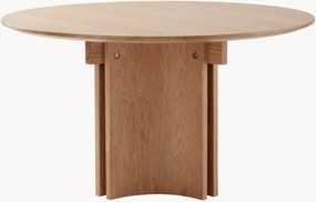 Okrúhly jedálenský stôl z dubového dreva Kungsholmen, Ø 130 cm