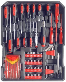 Hliníkový kufor na náradie BestBerg BBTB-1200 / 4 sady / 1200 ks
