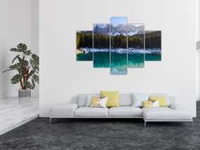 Obraz - Jazero Karersee (150x105 cm)