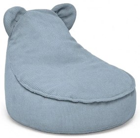 MeowBaby® sedací vak s uškami Slimcord, Turquoise