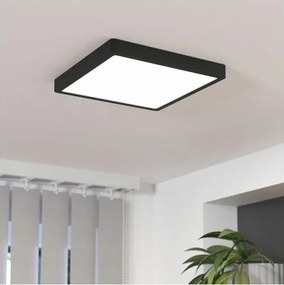 Eglo 78815 - LED Stropné svietidlo FUEVA LED/20,5W/230V 28,5x28,5 cm čierna