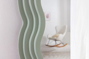 Nástenné zrkadlo Wave 160cm šalvia zelená
