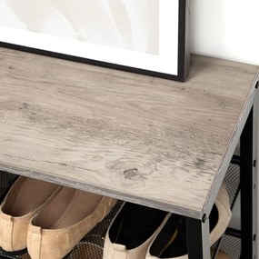 Botník Vasagle Ormio 85 cm černý/šedý