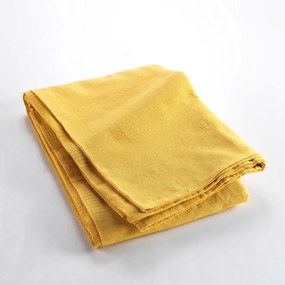Žltý pléd 220x240 cm Lucile – douceur d'intérieur
