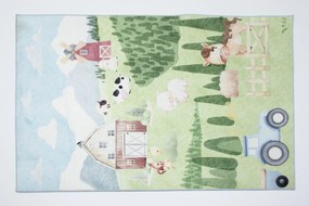Detský koberec KIDS 2409030D-1 obdĺžnikový – polyester Rozmer: 80x150 cm