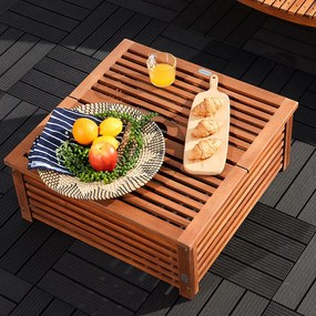 InternetovaZahrada Kryt stojanu na slnečník 62x62x26 cm - agát