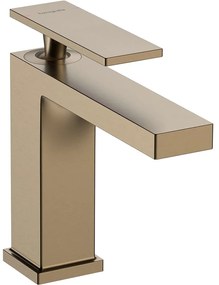 HANSGROHE Tecturis E páková umývadlová batéria s odtokovou súpravou s tiahlom, výška výtoku 117 mm, kartáčovaný bronz, 73010140