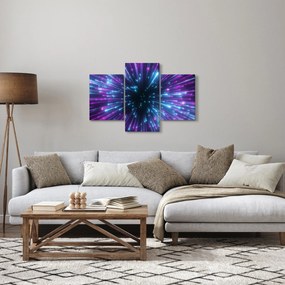 Obraz - Neónový priestor (90x60 cm)