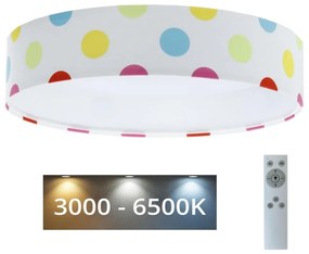 BPS Koncept LED Stmievateľné svietidlo GALAXY KIDS LED/24W/230V bodky pestrofarebná + DO BS0561