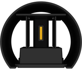 APLED - LED Vonkajšie nástenné svietidlo OVAL 2xLED/3W/230V IP65