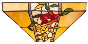 Vitrážová lampa tiffany nástenná kolekcia FANCY 30*15 cm