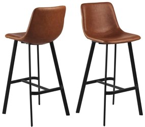 Barová stolička Oregon 103 cm brandy hnedá