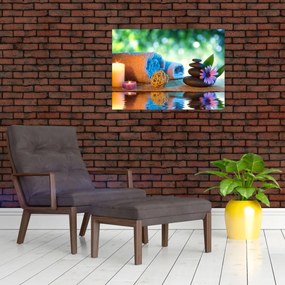 Sklenený obraz - Relaxačný masérsky obraz (70x50 cm)