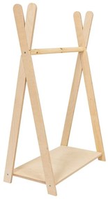 Detský vešiak v dekore borovice v prírodnej farbe 98x97 cm Montessori – Meowbaby