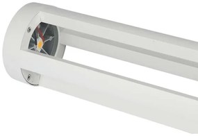 LED Vonkajšia lampa LED/10W/230V 80cm 4000K IP65 biela