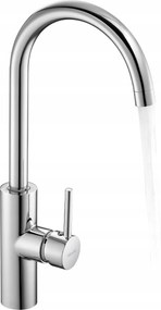 Stojanková umývadlová batéria Vevor strieborná