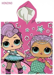 Detské pončo - osuška s kapucňou L.O.L. Surprise
