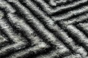 Dywany Łuszczów, Kusový koberec Flim 010-B3 grey, 80x150, šedá, obývacia izba