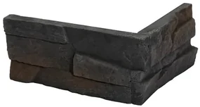 Roh Fasádny Stones Patan black 13x10 cm reliéfny RPATANBK