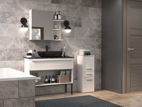 Kúpeľňová skrinka Neltossa 16 (lesk biely). Akcia -20%. Vlastná spoľahlivá doprava až k Vám domov. 1133026