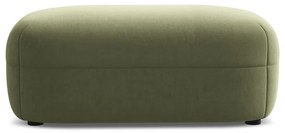 Zelená zamatová podnožka Moana – Makamii