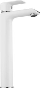 Rea Bloom - vysoká umývadlová batéria, biela-chrómová, REA-B9917