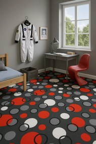 Associated Weavers, Koberec metráž Expo New 97, na mieru, šíře 4m,5m, šedá, filc, obývacia izba