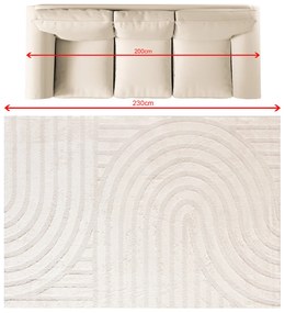Koberec Belaro cream 160x230 cm