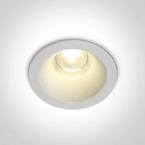 Moderné svietidlo ONE LIGHT zápustné svietidlo 10107DC/W/W
