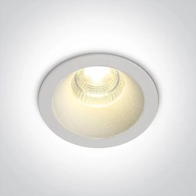 Moderné svietidlo ONE LIGHT zápustné svietidlo  10107DC/W/W